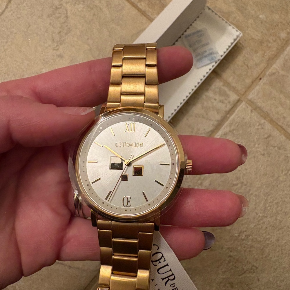 Gold Coeur De Lion Watch - Picture 3 of 4